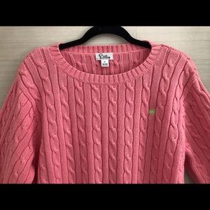 Rose Pink Lily Pulitzer Cotton Sweater